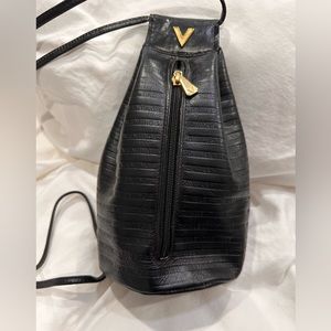 Mario Valentino crossbody black leather